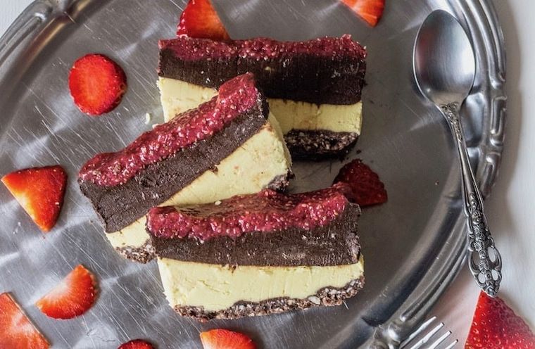 gâteau chocolat fraises sans cuisson