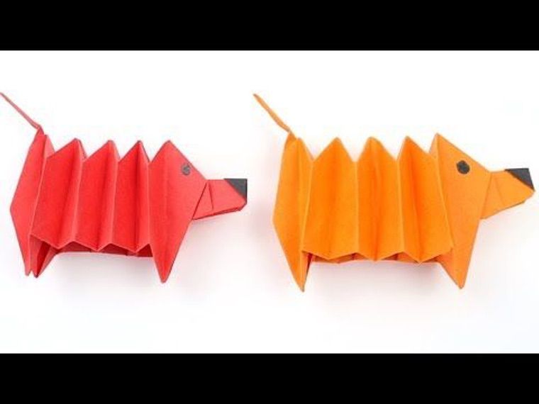 origami chien marrant