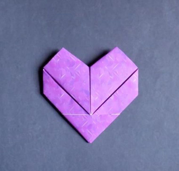 coeur en papier origami facile et rapide