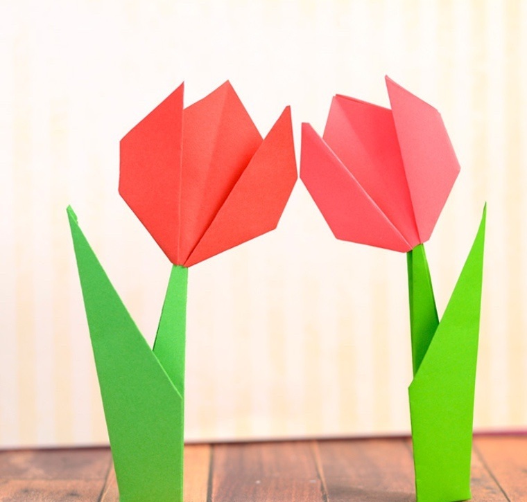 tulipes en papier