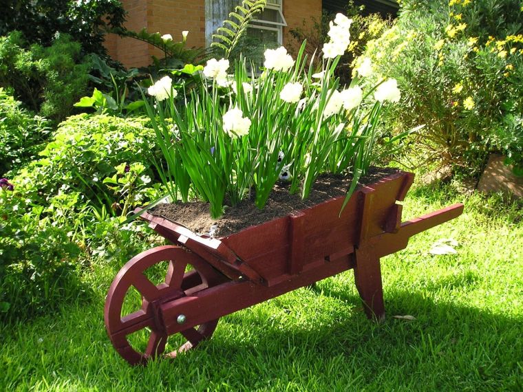 jardinière en palette facile comme chariot 