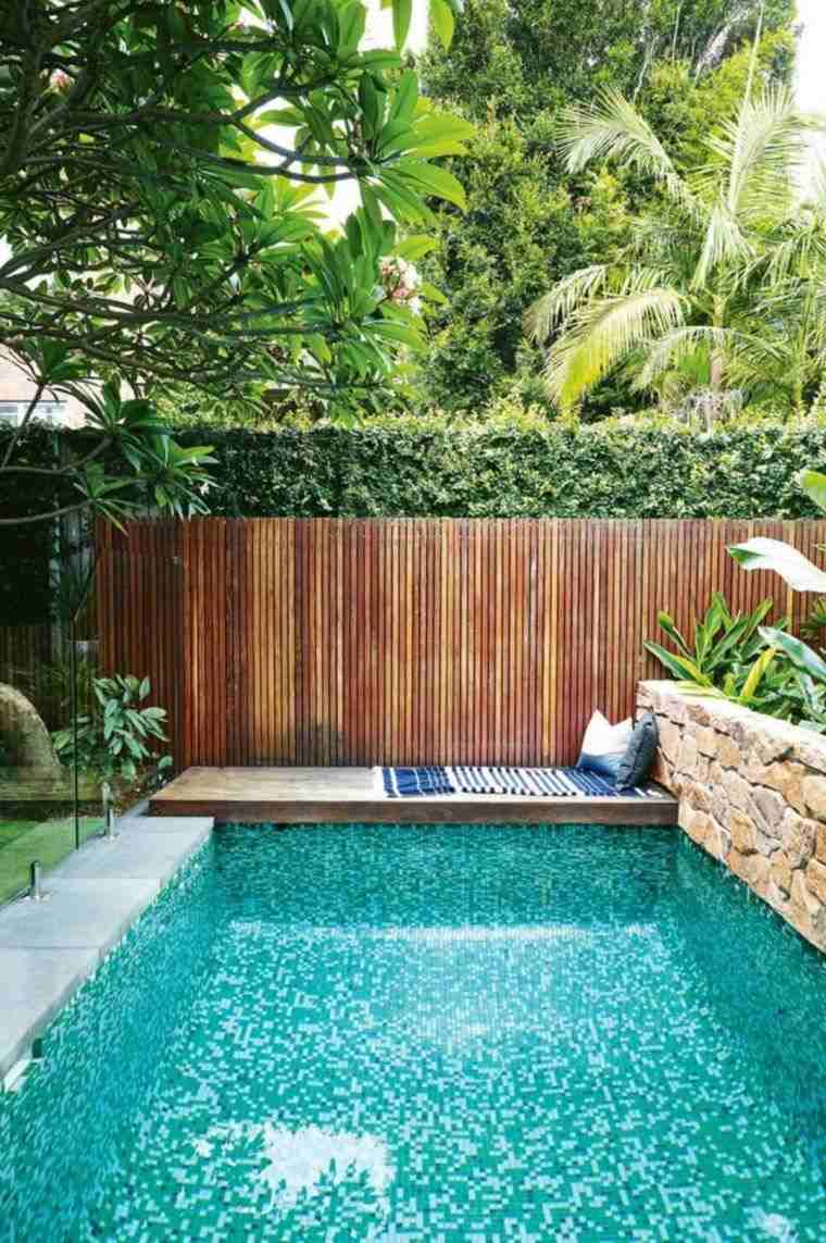 pièce d'eau jardin avec piscine 