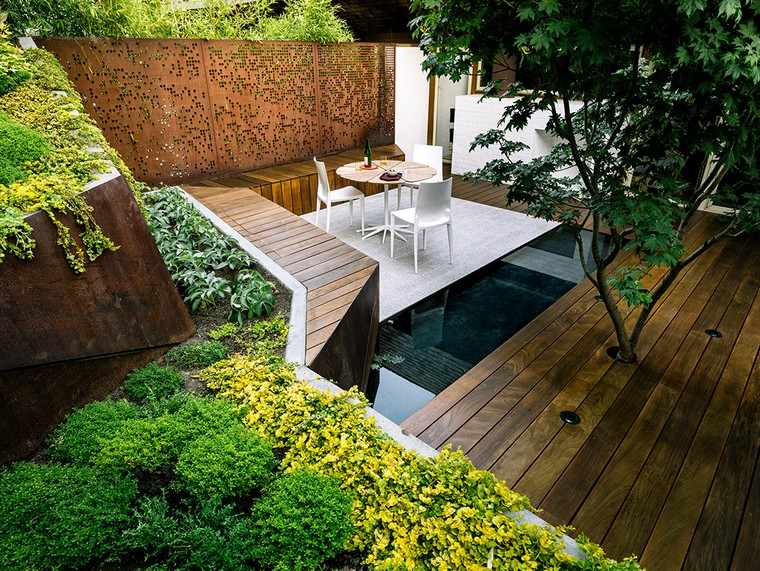 clôture moderne jardin maison