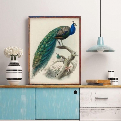 decoration murale vintage poster idee