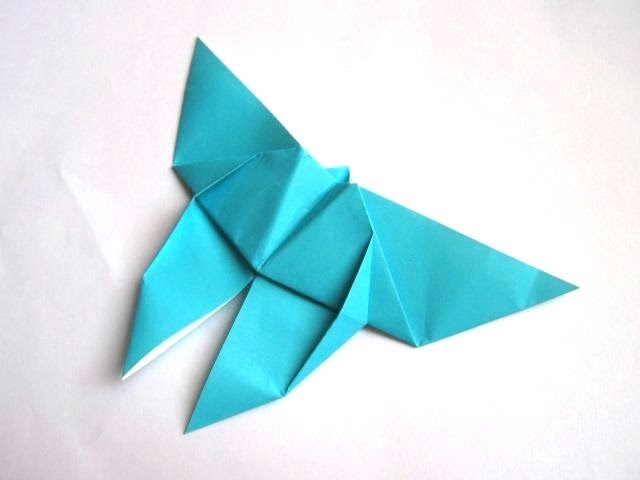 papillon en papier facile origami