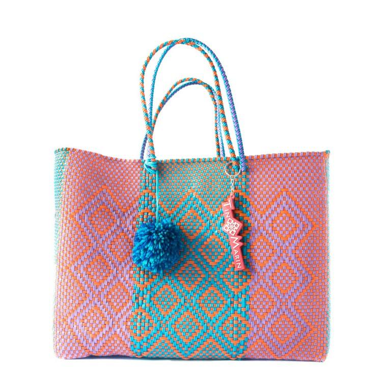 sac de plage femme couleurs pastel