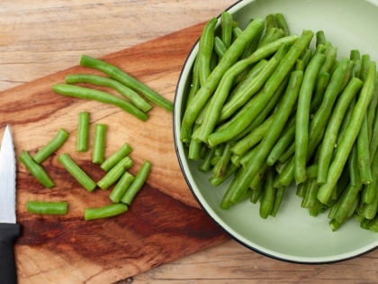 congeler des haricots verts