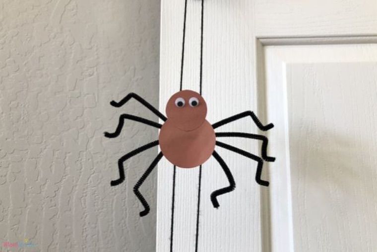 projet diy enfant une araignée