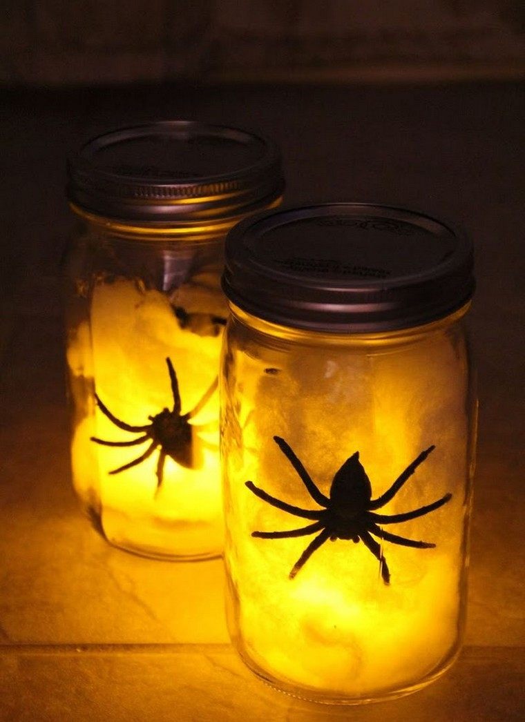 bocaux lanterne fête halloween