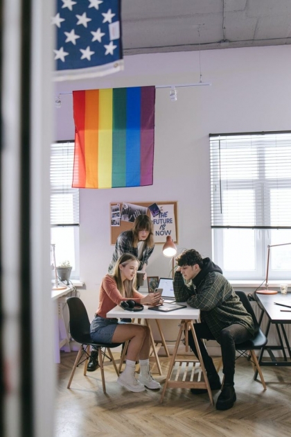 decoration lgbt drapeau arc en ciel