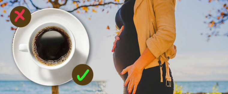 grossesse femme cafe