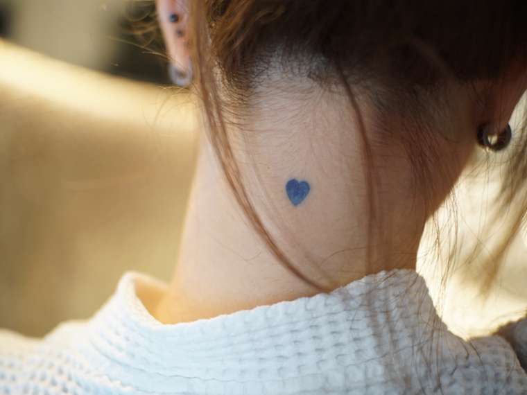 tatouage petit coeur