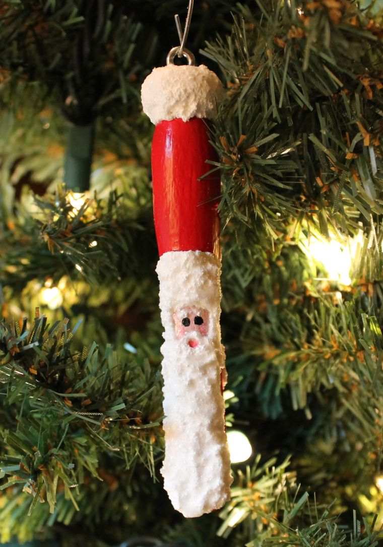 comment faire un Père Noël facile en pinces de linge