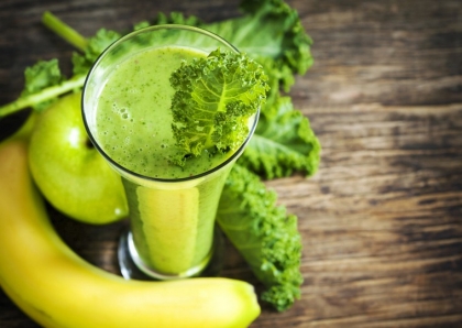 banane jus detox vert