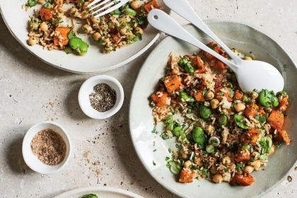 salade de riz vegetarienne recettes