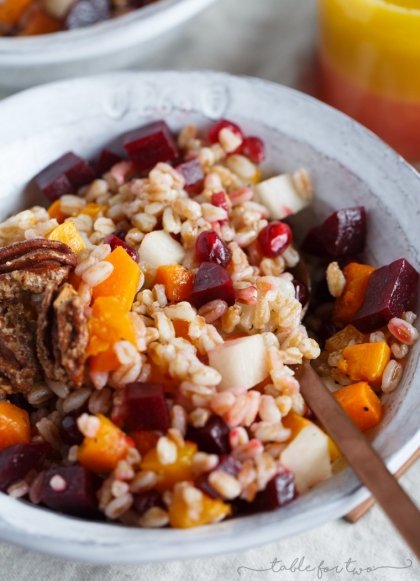 salade farro manger sain