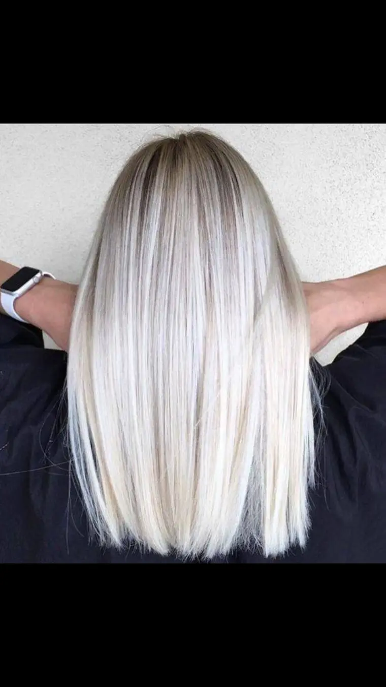 blond polaire couleur cheveux tendance