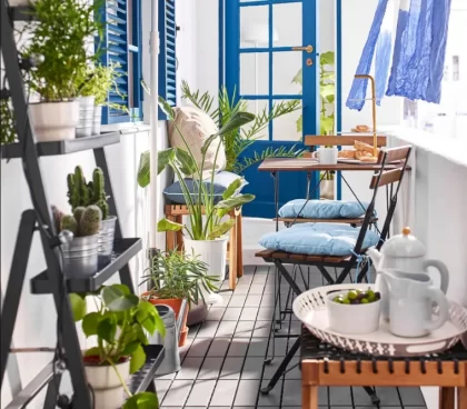 amenager un petit balcon en longueur deco