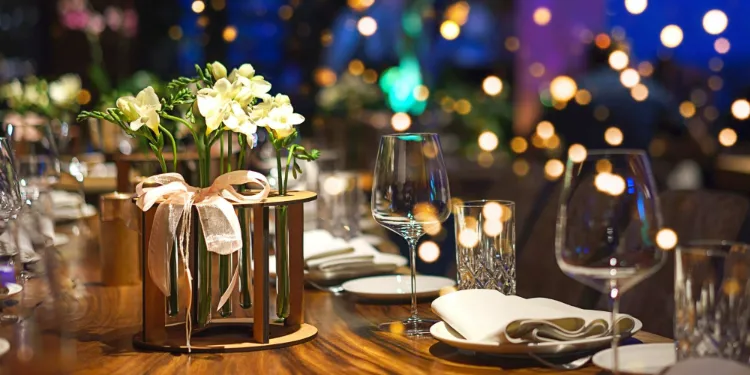 table festive fête amour