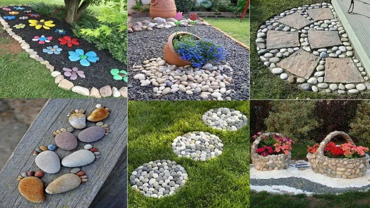 decoration jardin pierre idées sympa