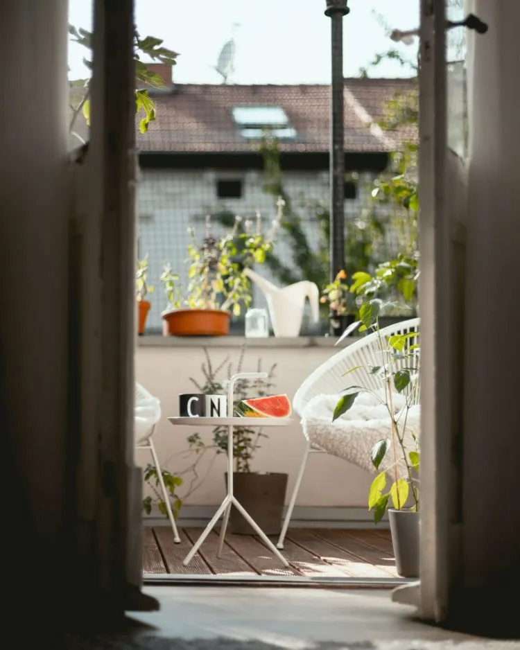 petit balcon petit jardin repos