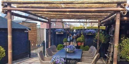 coin intime sympa avec pergola