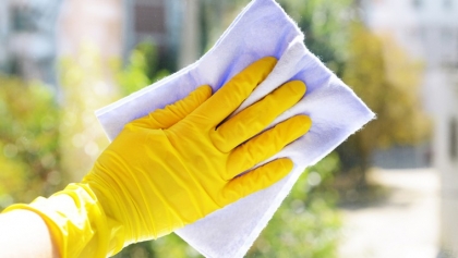 laver les carreaux sans détergents chiffon microfibres