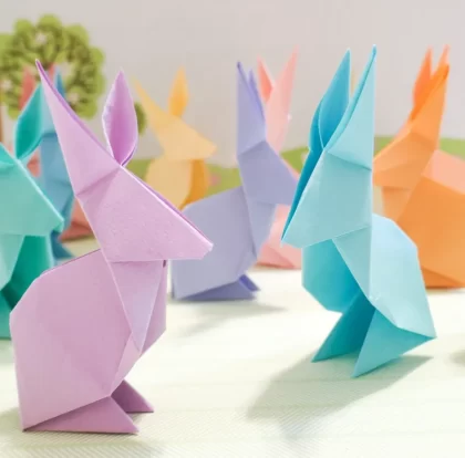 origami pâques facile idées diy