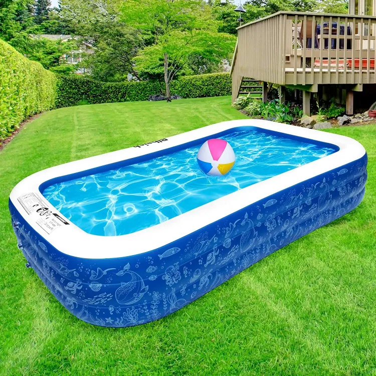 petite piscine gonflable jardin
