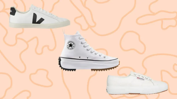 sneakers blanches mode printemps