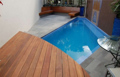 très petite piscine jardin