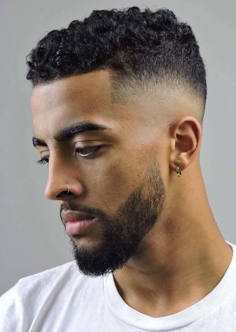 coupe homme degrade americain afro