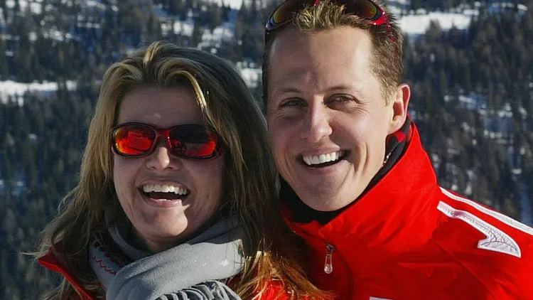 couple schumacher en ski