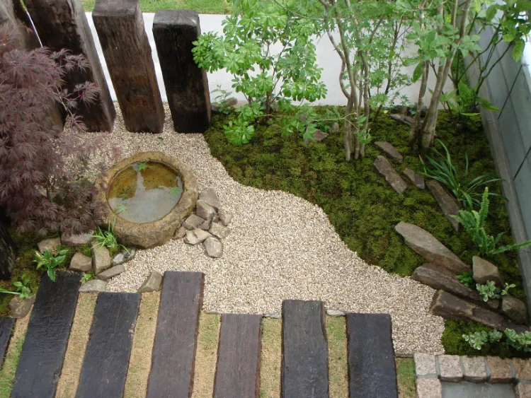 décoration jardin zen moderne