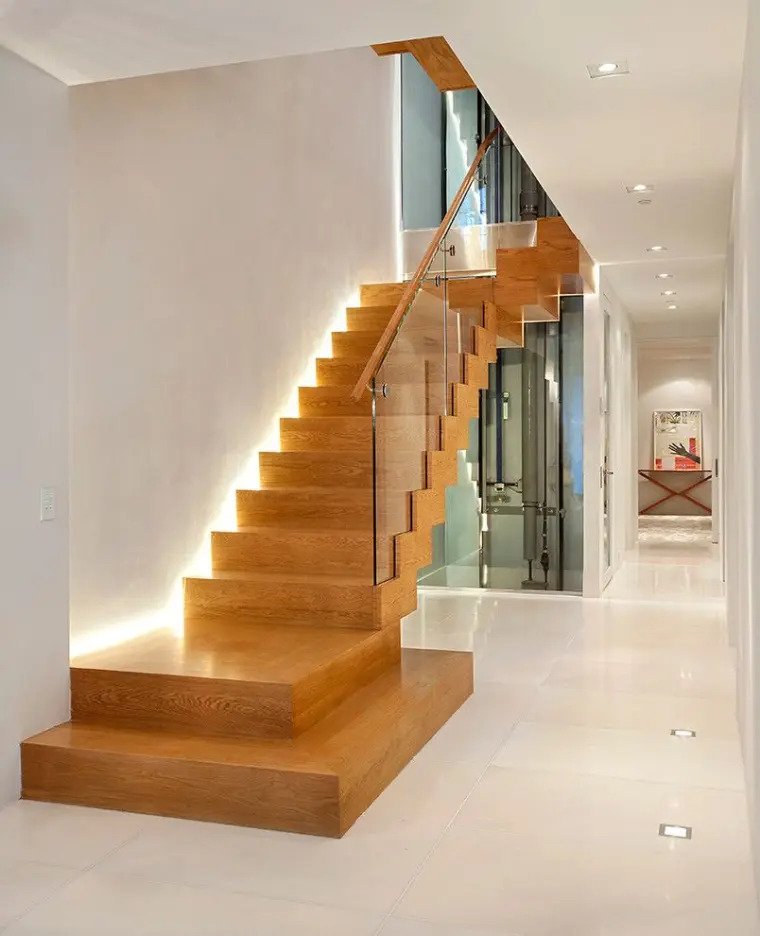 escalier intérieur moderne deco