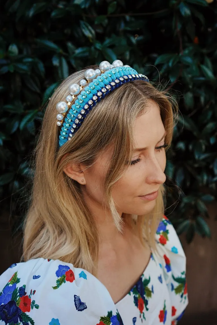 perles diy headband beauté
