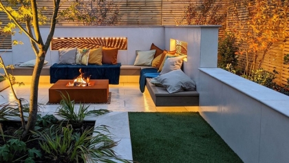 relax détente divans jardin zen