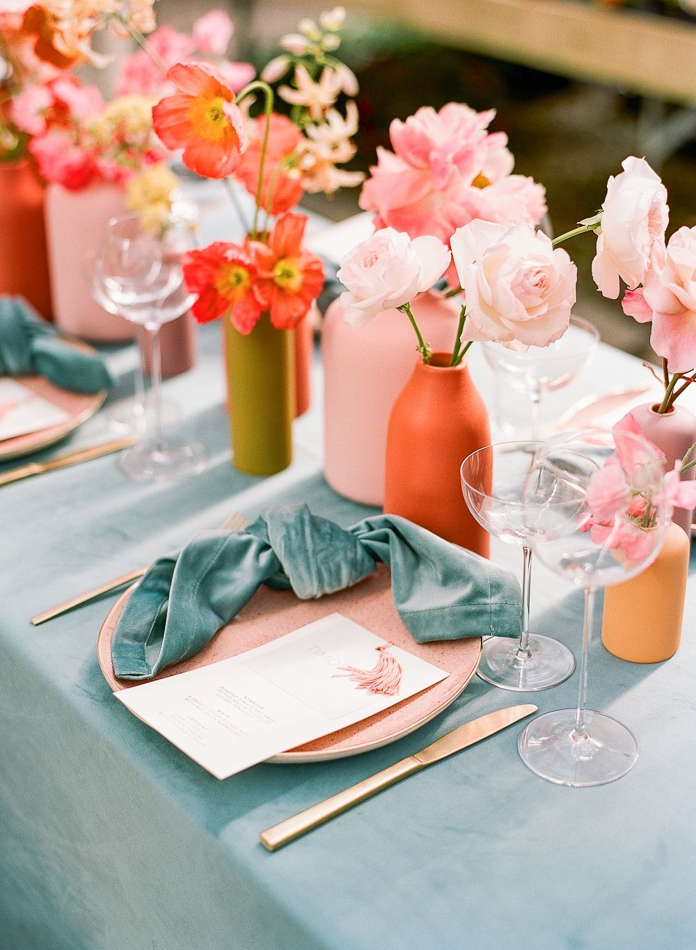 déco de mariage bohème chic thème et couleurs