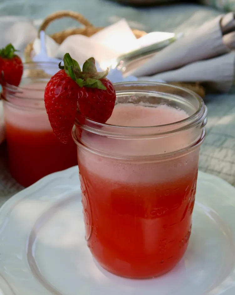 limonade tilleul menthe fraises