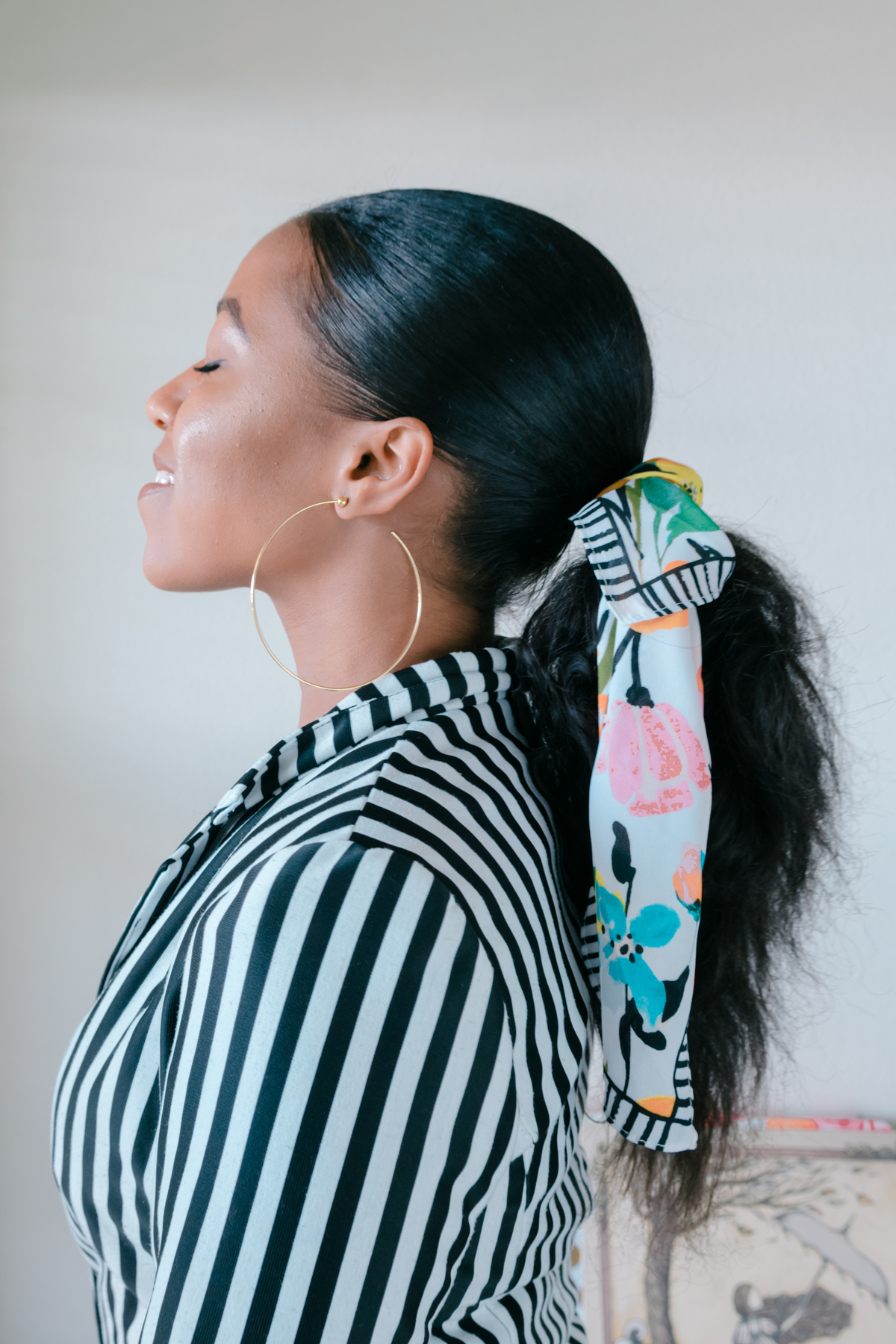 queue de cheval basse cheveux crepus