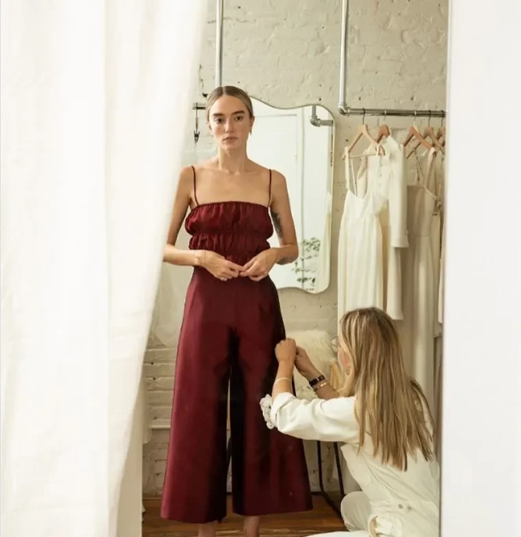 tailleur pantalon femme mariage