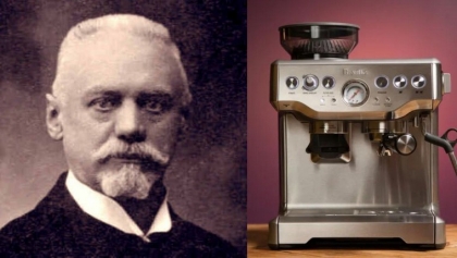 Angelo Moriondo invention machine café espresso