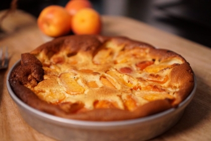 bon clafoutis aux abricots