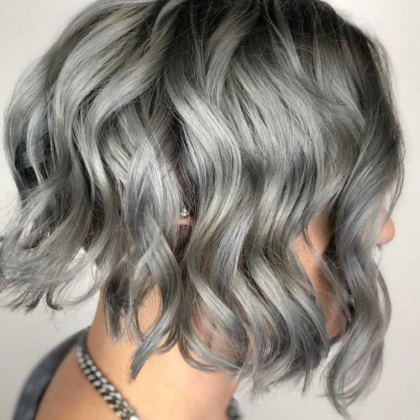 cheveux gris