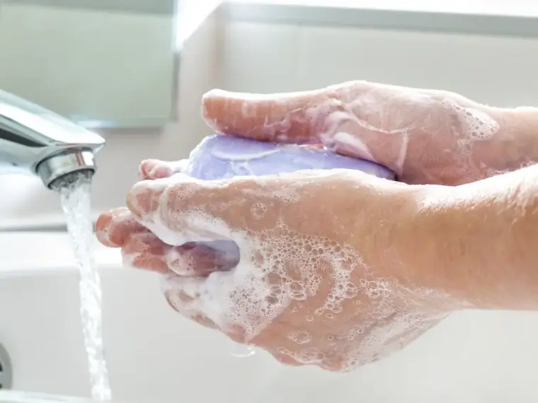 laver mains bacteries sante