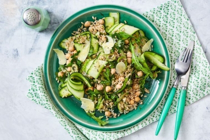 risotto au courgette recette été