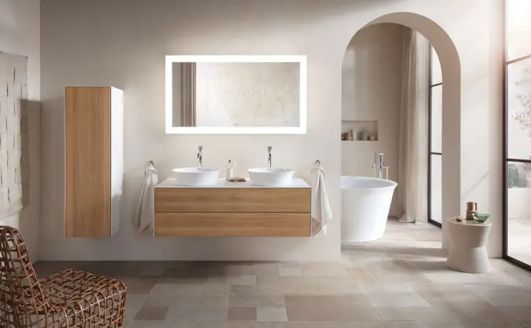 salle de bain luxueuse moderne 