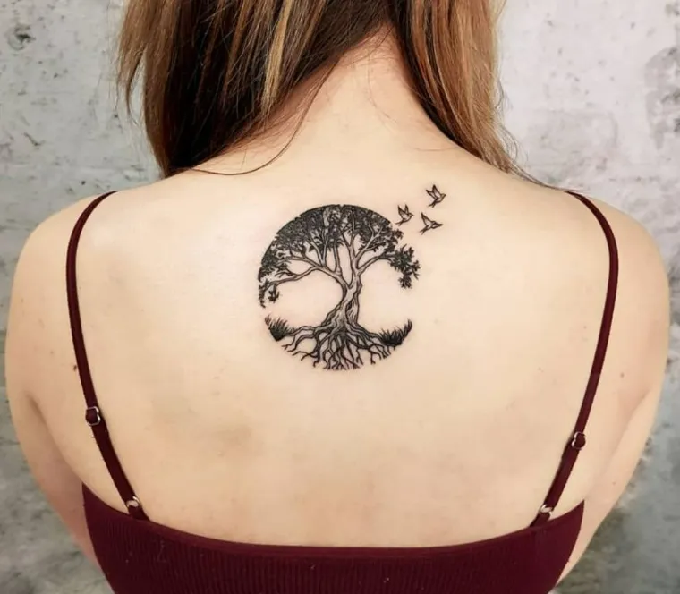 arbre vie signification tatouage