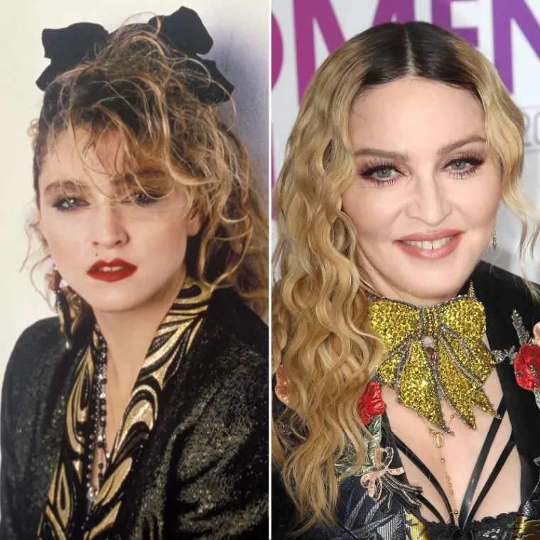 comment change visage Madonna