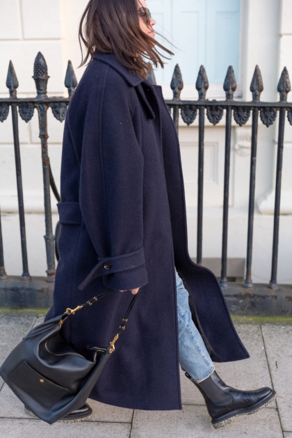 comment porter un manteau oversize tendance hiver 2023